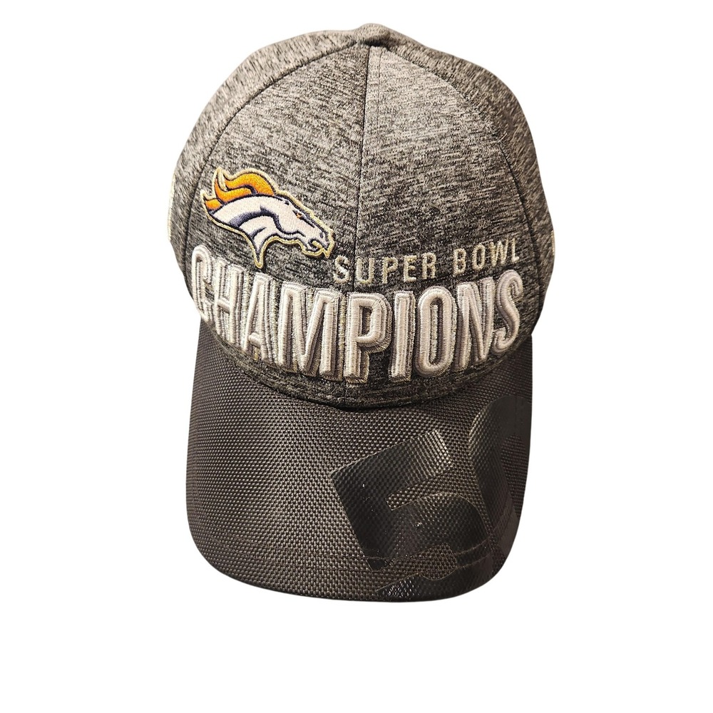 Denver Broncos Hat Cap Strap Back NFL Super Bowl 50 Champions Football New Era